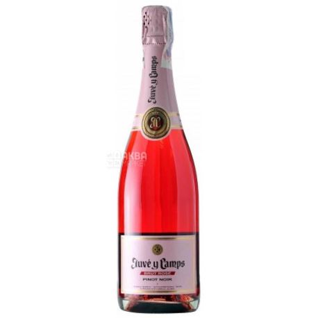 Brut Rose, Juve y Camps, Игристое вино розовое, 0,75 л