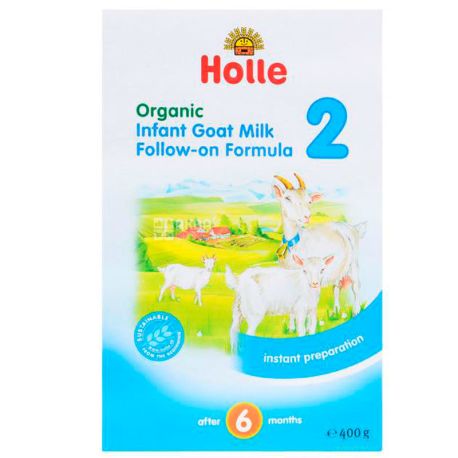 Holle, Goat milk No. 2 infant formula, organic (from 6 months) 400 g