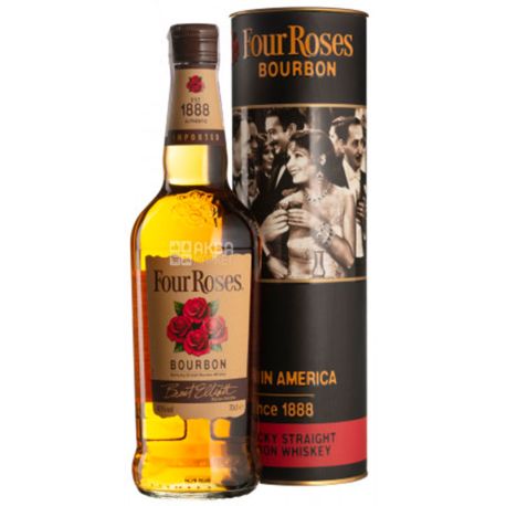 Four Roses, Bourbon Whiskey, 40%, 0.7 L, Tube