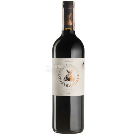 Chateau Lousteauneuf 2014, Вино красное сухое, 0,75 л