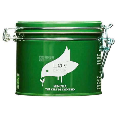 LØV Organic, Чай зеленый китайский органический Sencha, 100 г