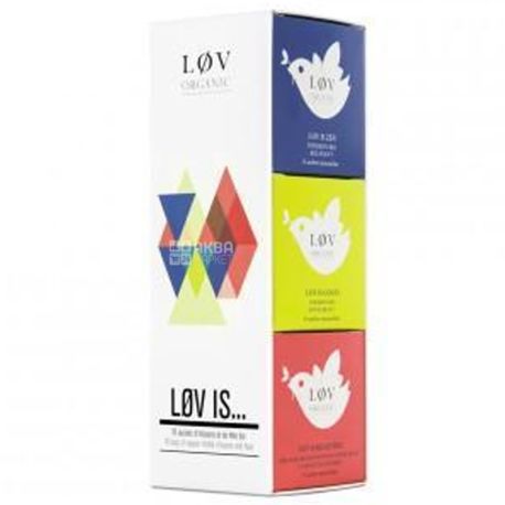 LØV Organic, Подарочный набор чая Løv is, фрукты, пакетированный, 18 шт. *2,2 г