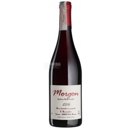 Georges Descombes, Вино красное сухое Morgon 2016, 12,5%, 0,75 л