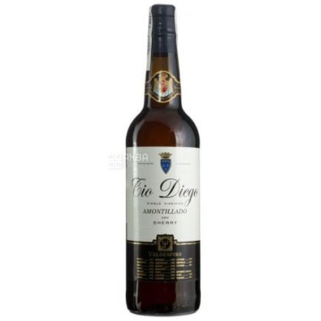 Valdespino, Amontillado Tio Diego, Вино херес сухое , 0,75 л