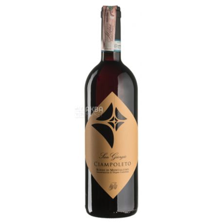 San Giorgio, Ciampoleto Rosso di Montalcino 2016, Вино красное сухое, 0,75 л
