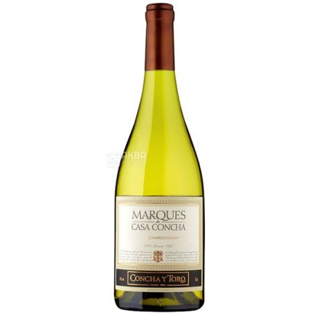 Marques de Casa Concha, Chardonnay, Вино белое сухое, 0,75 л