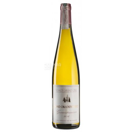 Gewurztraminer Osterberg 2016, Вино белое полусладкое, 0,75 л