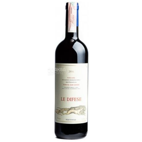 Tenuta San Guido Le Difese 2016, Вино красное сухое, 0,75 л