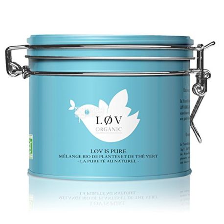 LoV Organic, Lоv is Pure, 100 г, Чай Лов Органик, Чистая любовь, Органический, ж/б