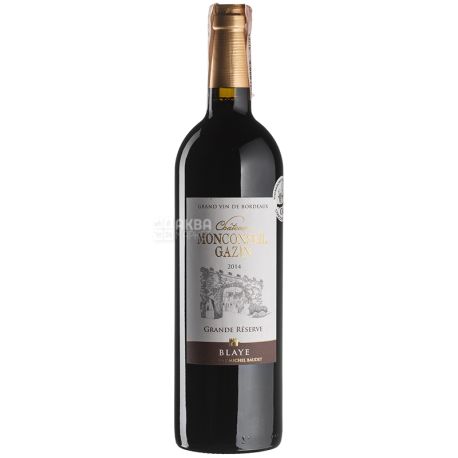 Chateau, Monconseil Gazin Grande Reserve 2014 року, Вино червоне сухе, 0,75 л