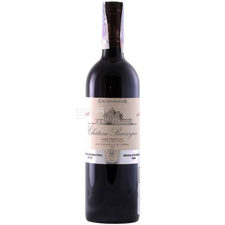 Chateau Barreyres, Вино червоне сухе, 0,75 л