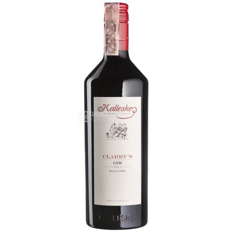 GSM Clarry's dry red wine, 0.75 L