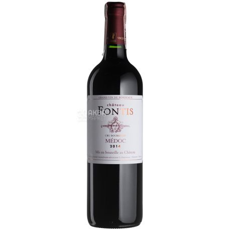Chateau Fontis Dry red wine, 0.75 L