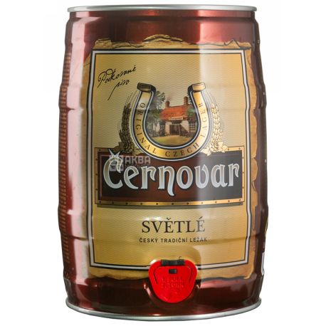 Cernovar premium, 5 л, Черновар, Пиво светлое, ж/б