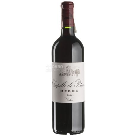 Chapelle de Potensac 2014, Вино красное сухое, 0,75 л