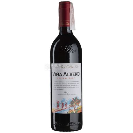 Vina Alberdi Reserva 2012, La Rioja Alta, Вино красное сухое, 0,75 л
