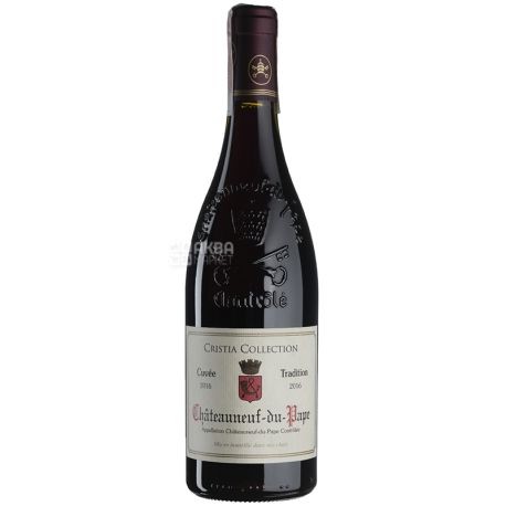 Chateauneuf-du-Pape Rouge 2016, Domaine de Cristia, Вино червоне сухе, 0,75 л