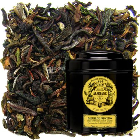 Mariage Freres, Darjeeling Princeton, 100 г, Чай Марьяж Фрере, Дарджилинг Принстон, черный, крупнолистовой, ж/б