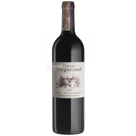 Chateau Puygueraud, Вино красное сухое, 0,75 л