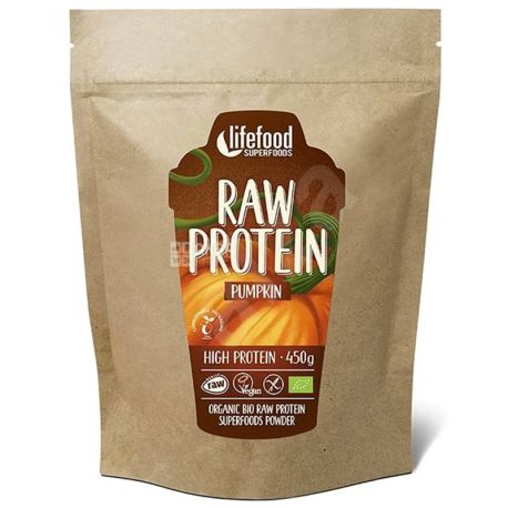 Lifefood Organic Pumpkin Seed Protein Powder, 450g
