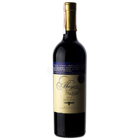 Bodegas Olarra Mayor de Ondarre Reserva Вино красное сухое, 0,75 л
