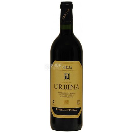 Urbina Reserva Especial Вино червоне сухе, 0,75 л