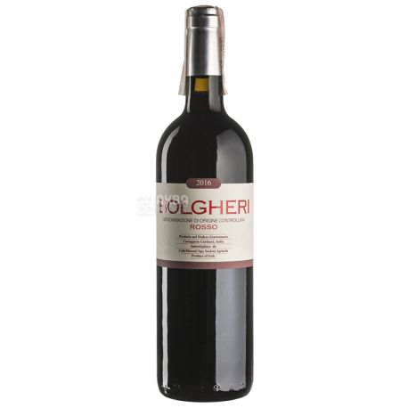 Bolgheri Rosso Вино красное сухое, 0,75 л