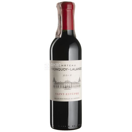 Chateau Tronquoy Lalande Вино червоне сухе, 0,375 л