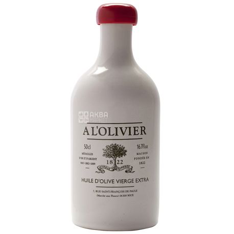 A L'Olivier Оливкова олія екстра вірджин, 500 мл, керамічна пляшка