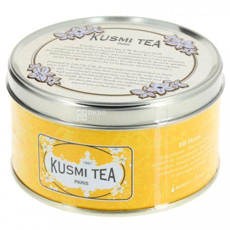 Kusmi Tea, BB-Detox, 125 г, Чай детокс Кусми Ти, ж/б