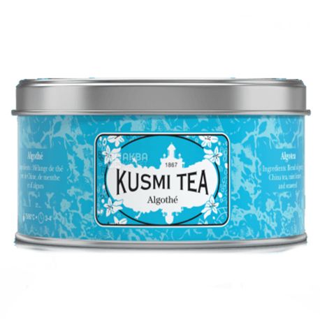 Kusmi Tea, Algothe, 125 г, Чай зелений с мятой и водорослями Кусми Ти Алгозе
