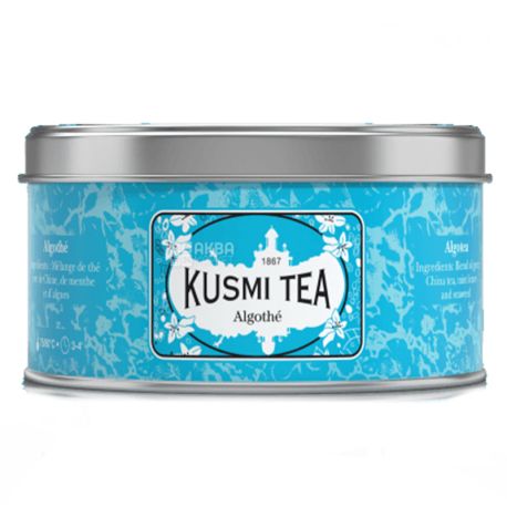 Kusmi Tea Algothe Green tea with mint and algae, 20 pack.