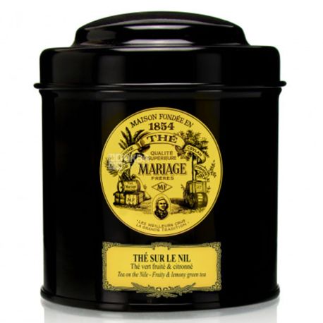 Mariage Freres, The Seur Le Nil, 100 г, Чай Марьяж Фрере, Нил, Чай зеленый с цитрусовым ароматом, ж/б