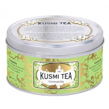 Kusmi Tea, Genmaicha, 100 г, Чай зеленый Кусми Ти, Генмайча, ж/б