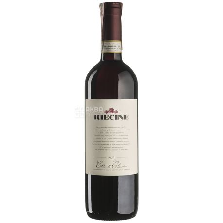 Riecine, Chianti Classico, Красное сухое вино, 0,75 л