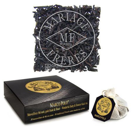 Black tea, Marco Polo Black, 75 g, TM Mariage Freres
