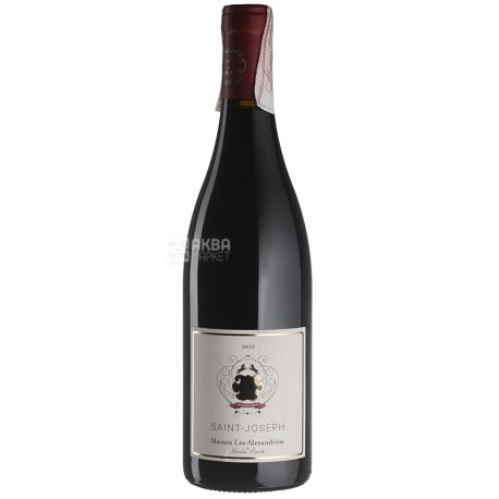 Maison Les Alexandrins, Saint-Joseph 2015 року, Червоне сухе вино, 0,75 л