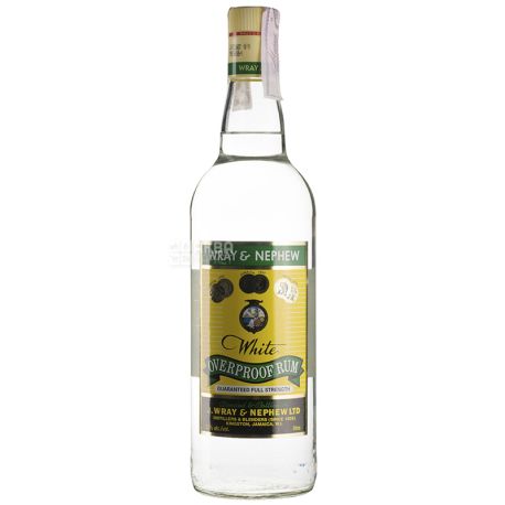 Wray and Nephew, Ром, White Overproof, 1 л