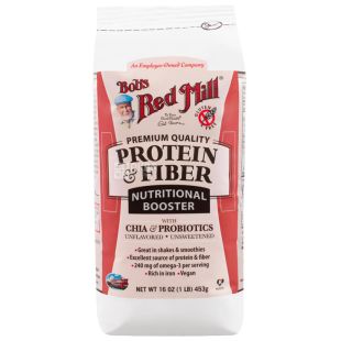 Bob's Red Mill, Белок и клетчатка, чиа и пробиотики, 453 г