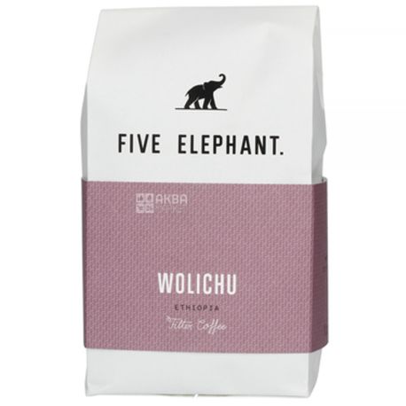 Five Elephant Ефіопія Волічу Вачу Фільтр, Кава зернова, 284 г