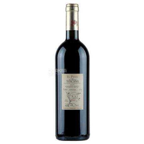 Tenuta di Biserno Il Pino di Biserno 2015, Вино червоне сухе, 0,375 л