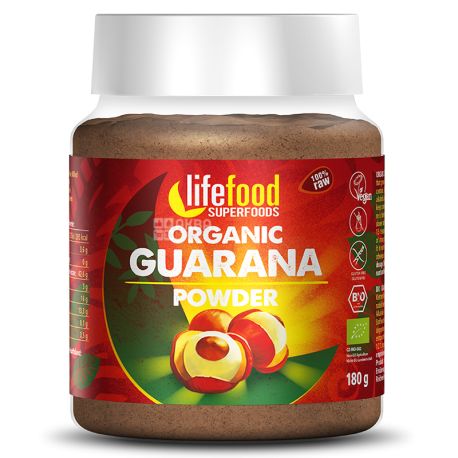 Lifefood, Порошок із Гуарани органічний 180г