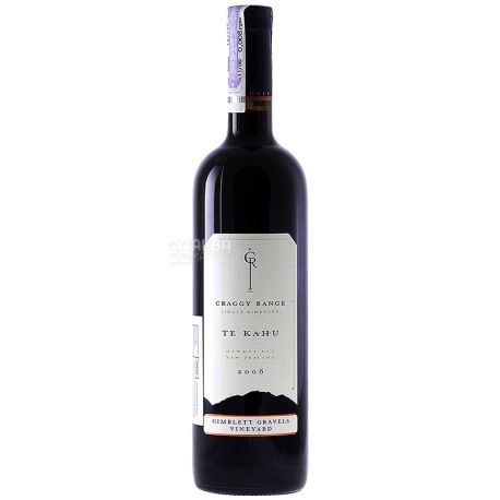 Te Kahu Gimlett Gravels, Вино червоне сухе, 0,75 л