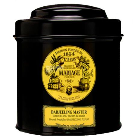 Black tea, Darjeeling Master, 100 g, TM Mariage Freres