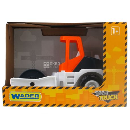 Wader, Tech Truck 2, Игрушечный набор, две машинки, для детей от 1-го года
