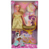 Simba, Toy set, Steffi Doll is expecting a baby + stroller, plastic, for children from 3 years