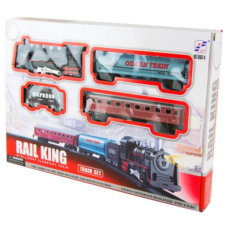Rail King, Іграшкова залізниця, пластик, метал, дітям від 2-х років