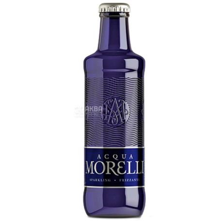 Acqua Morelli, 0,25 л, Аква Мореллі, Вода мінеральна газована, скло