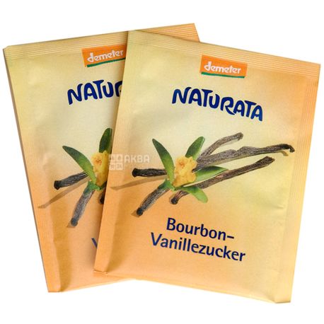 Naturata Bourbon Vanillezucker, Vanilla Sugar, 8 g