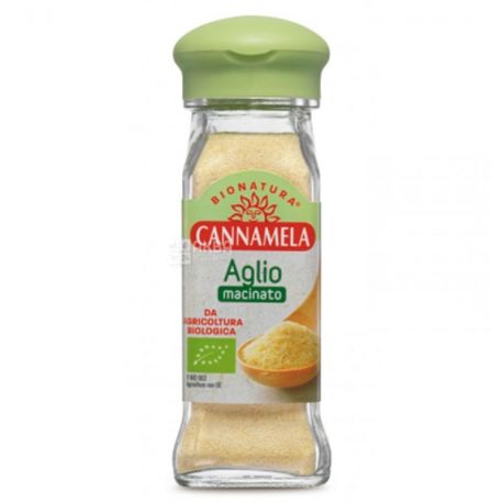 Cannamela, Organic Garlic Granules, 70 g